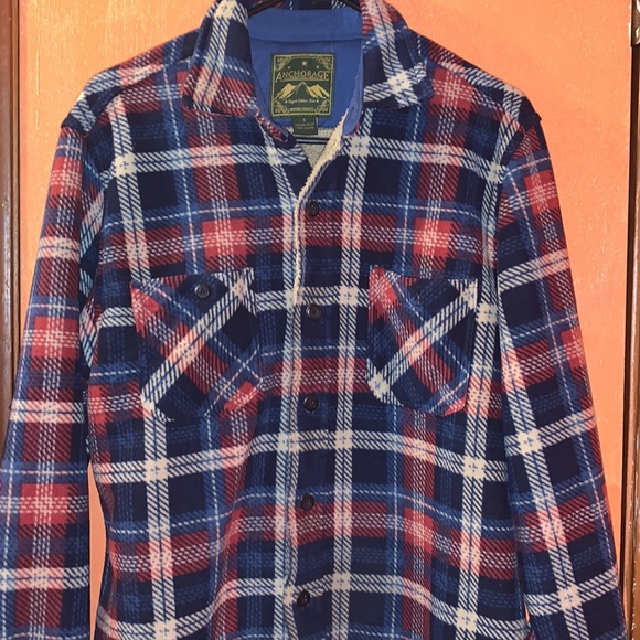 Anchorage Plaid Shacket Size Men S - Picture 2 of 4